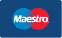 Maestro logo with overlapping blue and red circles on a dark blue background, perfectly embodying the seamless integration of managed web hosting.