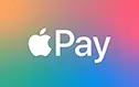The Apple Pay logo elegantly rests on a rainbow gradient background, reminiscent of the seamless experience one expects with managed web hosting, ensuring smooth transactions just like a well-maintained WordPress site.