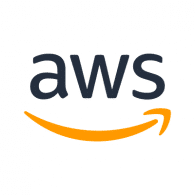 The AWS logo features "aws" in sleek, lowercase black letters above an orange curved arrow, symbolizing seamless cloud solutions. Perfect for those seeking reliable managed hosting, whether you're building a robust WordPress site or exploring other web hosting options.